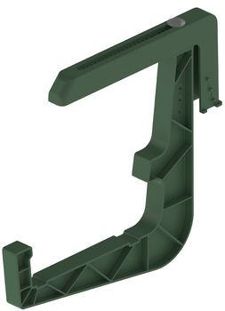 Uchwyt balkonowy PATROL GROUP Wieszak plastikowy Ciemnozielony 