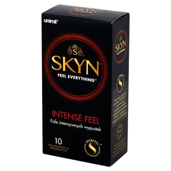 Unimil Skyn Intense Feel Nielateksowe prezerwatywy 10 sztuk
