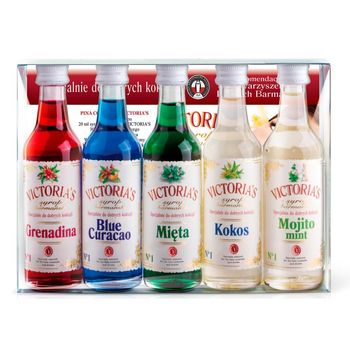 Victoria's syropy barmańskie do drinków 5 x 50 ml