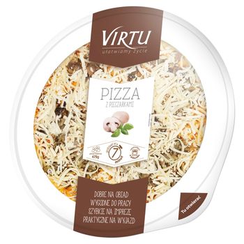 Virtu Pizza z pieczarkami 475 g
