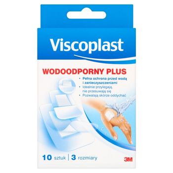 Viscoplast Wodoodporny Plus Plastry 10 sztuk
