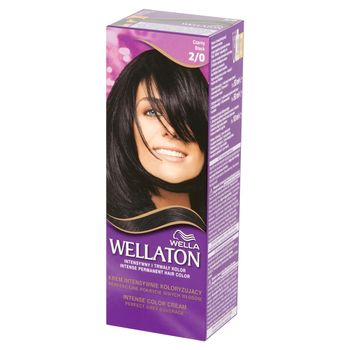 Wella Wellaton Krem intensywnie koloryzujący czarny 2/0