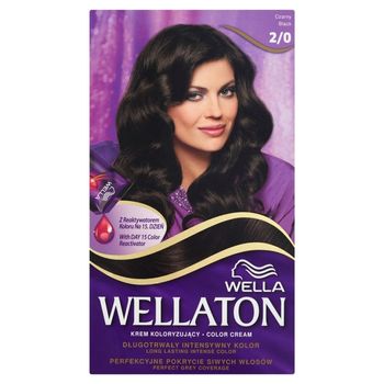 Wella Wellaton Krem koloryzujący 2/0 Czarny
