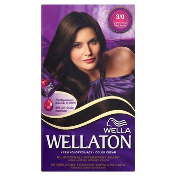 Wella Wellaton Krem koloryzujący 3/0 Ciemny brąz