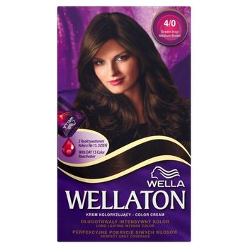 Wella Wellaton Krem koloryzujący 4/0 Średni brąz