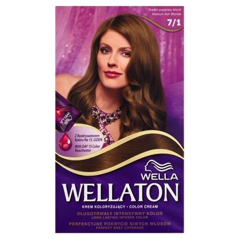 Wella Wellaton Krem koloryzujący 7/1 Średni popielaty blond