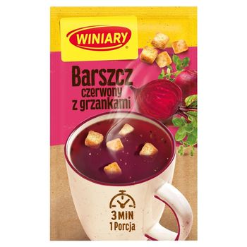 Winiary Barszcz czerwony z grzankami 16 g