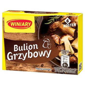Winiary Bulion grzybowy 60 g (6 sztuk)