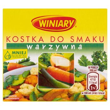 Winiary Kostka do smaku warzywna 60 g (6 kostek)