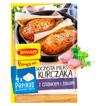 Winiary Pomysł na... Soczysta pierś kurczaka z czosnkiem i ziołami 23,7 g