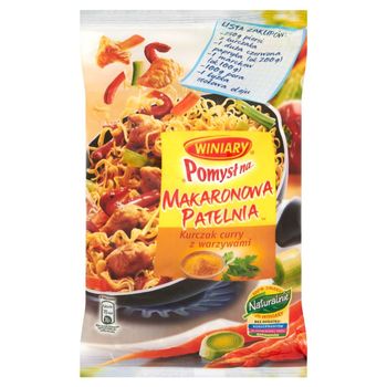 Winiary Pomysł na... Makaronowa patelnia Kurczak curry z warzywami 185 g