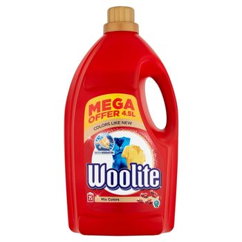 Woolite Do kolorów z keratyną Płyn do prania 4,5 l (75 prań)