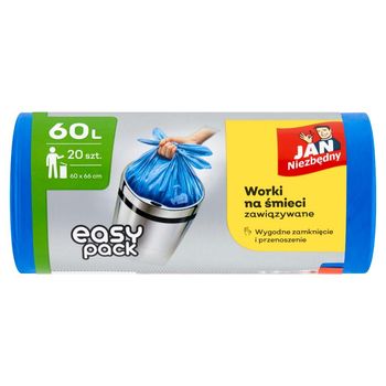 WORKI NA SMIECI EASY-PACK/60L/20SZT
