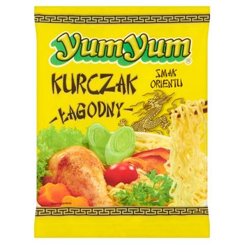 YumYum Kurczak Łagodny Zupa z makaronem instant 61 g