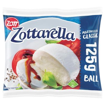 Zott Zottarella Classic Ser mozzarella 125 g