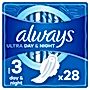 Always Ultra Day & Night (R3) Ze Skrzydełkami Podpaski  Sztuk