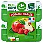 Carrefour Classic Mus jabłkowo-truskawkowy 400 g (4 x 100 g)