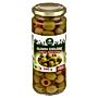 Carrefour Classic Oliwki zielone odmiana Hojiblanca z pastą paprykową 340 g