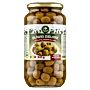 Carrefour Classic Oliwki zielone odmiana Hojiblanca z pastą paprykową 935 g