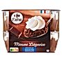 Carrefour Extra Deser mleczny czekoladowy z bitą śmietanką 320 g (4 x 80 g)
