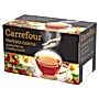 Carrefour Herbata czarna poziomkowa z nutką wanilii 30 g (20 torebek)