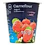 Carrefour Jogurt truskawkowy 330 g