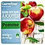 Carrefour Mus owocowy jabłkowy 400 g (4 sztuki)
