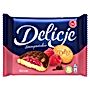 Delicje Szampańskie Biszkopty z galaretką o smaku malinowym oblewane czekoladą 294 g