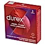 Durex Feel Thin Extra Lubricated Wyrób medyczny prezerwatywy 3 sztuki