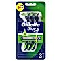 Gillette Blue3 Plus Sensitive, maszynki jednorazowe dla mężczyzn, 3 sztuk