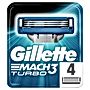 Gillette Mach3 Turbo Ostrza wymienne do maszynki, 4 sztuki