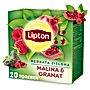 Lipton Herbata zielona malina & granat 28 g (20 torebek)