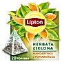 Lipton Herbata zielona mandarynka & pomarańcza 36 g (20 torebek)