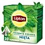 Lipton Herbata zielona mięta 32 g (20 torebek)