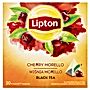 Lipton Herbata czarna aromatyzowana wiśnia Morello 34 g (20 torebek)