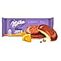 Milka Choco Jaffa Orange, biszkopty z galaretką o smaku pomarańczowym z mleczną czekoladą - 147 g