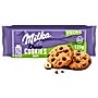 Milka Pieguski Choco Cookies Nut Ciasteczka z kawałkami czekolady mlecznej i orzechami 135 g