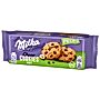 Milka Pieguski Choco Cookies Nut Ciasteczka z kawałkami czekolady mlecznej i orzechami 135 g