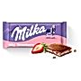 Milka Czekolada Mleczna Z Nadzieniem O Smaku Truskawkowym 100 G