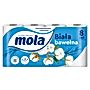 Mola Biała Bawełna papier toaletowy 8 rolek