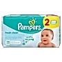Pampers Fresh Clean Chusteczki dla niemowląt, 2 x 64 sztuki