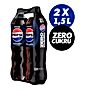 Pepsi-Cola Zero cukru Napój gazowany 3 l (2 x 1,5 l)