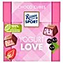 Ritter Sport Yogurt Love Mieszanka czekoladek z czekolady mlecznej nadziewanych 176 g (22 sztuki)