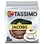 Tassimo Jacobs Cappuccino Classico Kawa w kapsułkach 8 sztuk i mleko 8 sztuk 260 g
